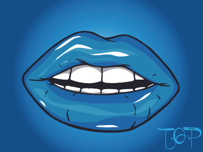 Lips illustrator