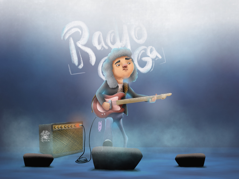 Queen design queen illustrator illustration arte art