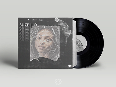 Vinyl Cover Design Explorations - SUZE IJO artwork concept design electronic music exploration mockup music art promotional material typography typography design vinyl vinyl cover vinyl record