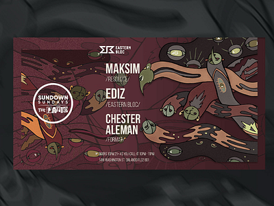 Event Design for Eastern Bloc w/ Maksim