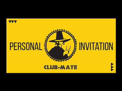Club-Mate Event Invitation Design