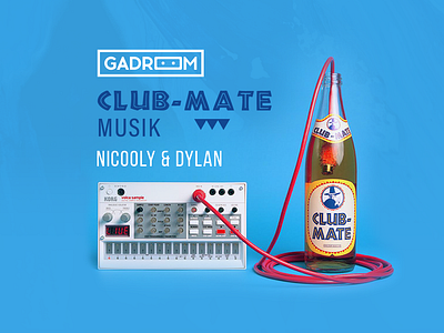 Event Cover Design for Club-Mate Musik Series