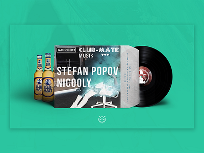 Event Cover Design for Club-Mate Musik Series artwork bulgaria club mate cover design design electronic music music art music artwork promoters promotional design promotional material social media banner social media design typography