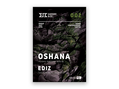 Event Poster Design for Oshana @ Eastern Bloc