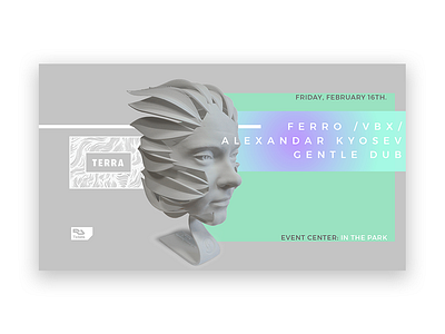 Event Cover Design for Ferro & Terra Music 02 artwork branding bulgaria cover design design electronic music music art music artwork promoters promotional design promotional material social media banner social media design typography