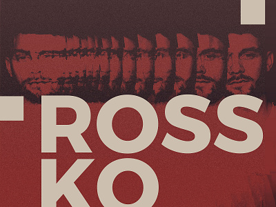 Promo Design Exploration for Rossko /Fuse, London/ artwork cover design design electronic music music art promotional design promotional material social media banner social media design typography