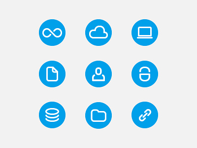 Cloud Storage Icons