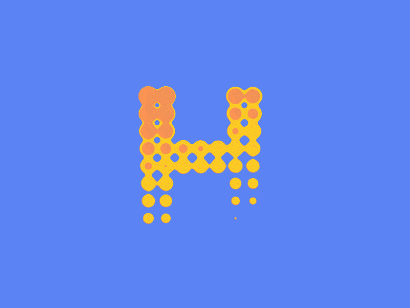 H 36daysoftype 36daysoftype-h after effects animation design flat illustration movie sketch typography vector