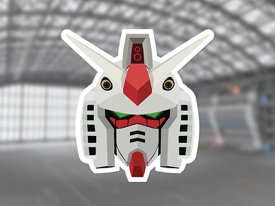 RX-78 gundam mockup rx 78 sticker