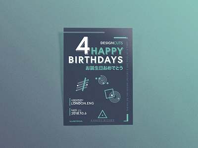 Birthday Card birthday card designcuts japanese london