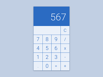 #dailyui #004 - Calculator 004 calculator dailyui