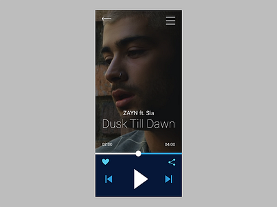 #dailyui #009 - Music Player