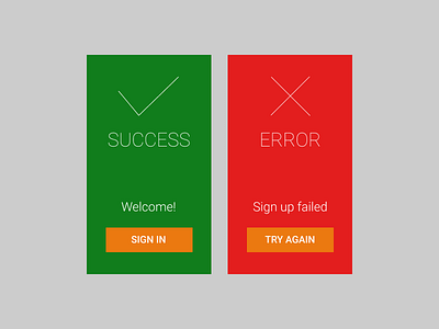 #dailyui #011 - Flash Message (Error/Success) 011 dailyui error flash message success