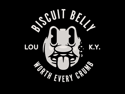 Biscuit Belly 1940s belly biscuit cartoon crumb illustration kentucky ky logo louisville restaurant vintage