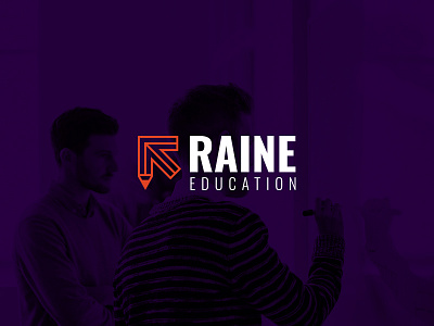 Raine Education brand branding education icon identity logo logo design logo designer pencil r teacher
