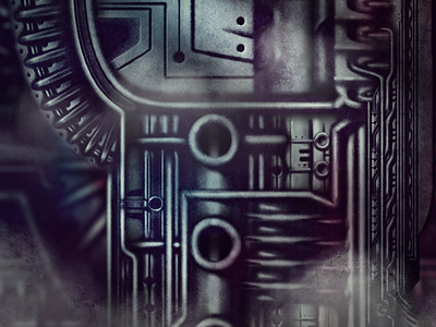 Roborn Background alien background concept cyberpunk design horror illustration metal motion movie pattern rusty sci fi science space spaceship system tech texture tubes