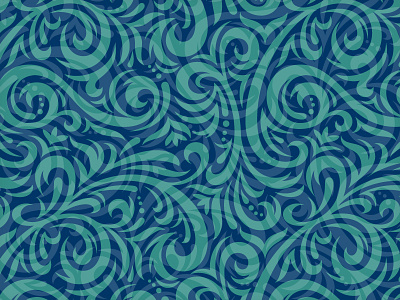 Scroll Work pattern vector vonster