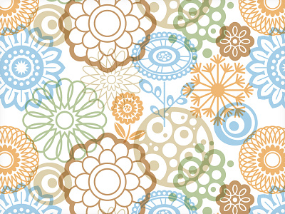 Floral Burst 2 floral icons illustration pattern vector vonster