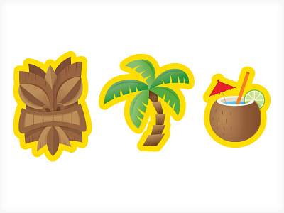 Tiki Lounge Icons