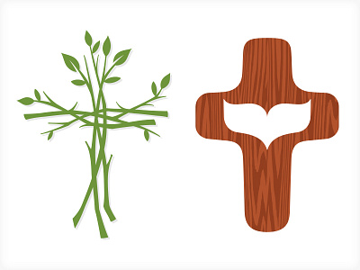 Church Identity branding church cross illustration logo ministry vector vonster
