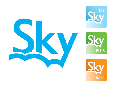 Sky Branding branding logo vonster