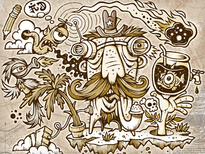 Super Doodle - Part 6 doodle drawing illustration sketches texture vonster