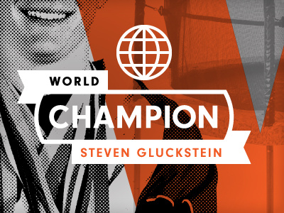 World Champion branding identity logo vonster