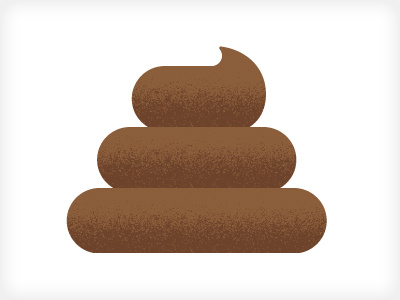 Poop icon illustration vector vonster