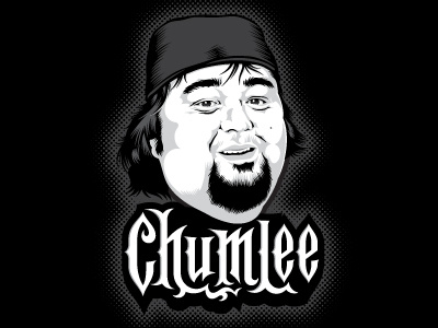Chumlee character illustration vector