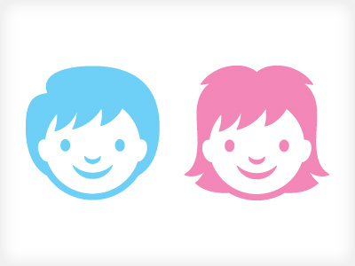 Boys & Girls character iconography illustration vector vonster