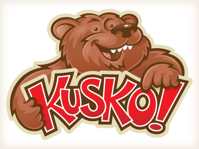 Brand Character animal bear character illustration lettering vector