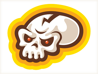 Halloweenie Skull character illustration skull vector vonster