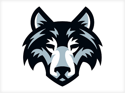 Wolf branding character logo mascot vonster wolf