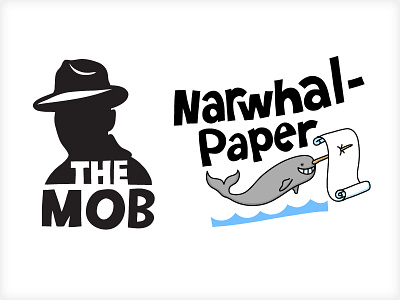 5MinuteLogo.com branding drawing logo mob narwhal vonster