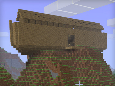 Minecraft Noah's Ark legos minecraft pixels virtual