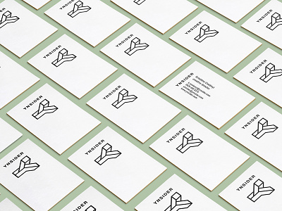 Ynsider | Identity for furniture design company card design furniture geometric identity card industrial letter y logo logo desoign oliva typography vector