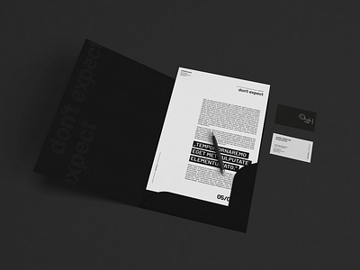 Uppercase | Stationary concept