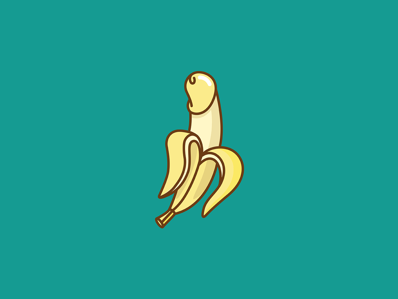 Банан Минимализм арт