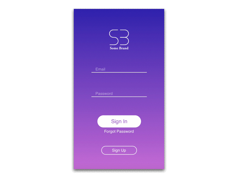 DailyUI Challenge #001 Sign In dailyui signin signup