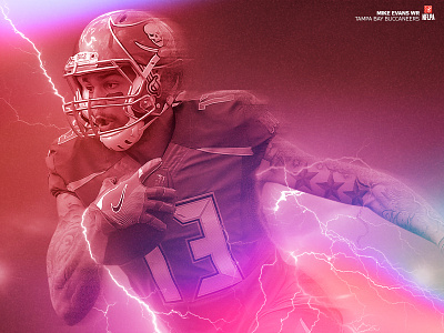 Mike Evans: The Flash buccaneers fanatics football lightning mike evans nfl nflpa nflshop sports tampa bay the flash wide receiver