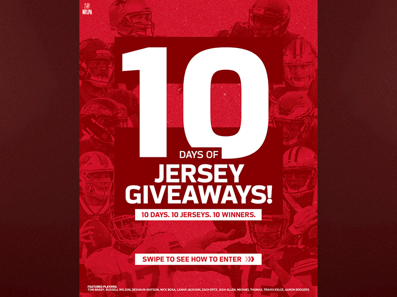 NFLShop 10 Days of Jersey Giveaways
