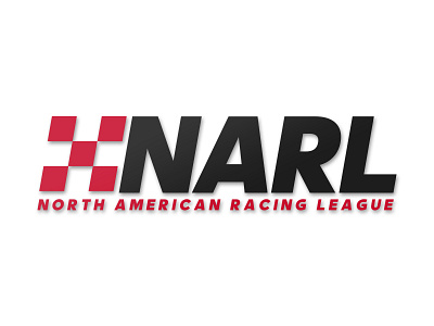 North American Racing League Logo concept racing stock cars