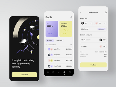 Crypto Pools - Mobile App