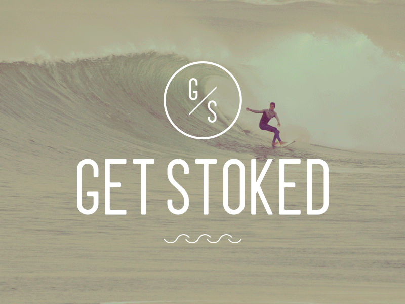 Get Stoked Branding bodyboard brand branding key visual logo mood board surf waves