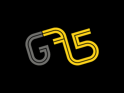 Garage 75 - Logo brand branding cars garage shop logo race cars type