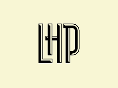Lindy Hop Portugal Monogram brand branding logo monogram retro type vintage