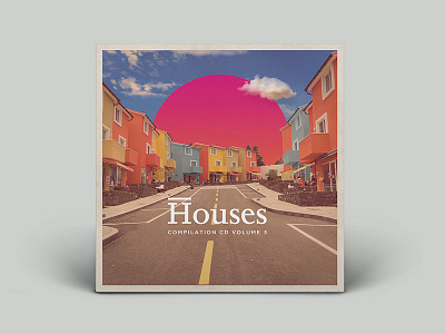 Houses CD Cover cd graphic design print