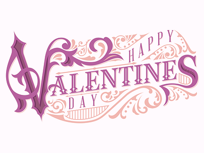 Valentines day Victorian letter couple day floral happy holiday lettering love valentine victorian
