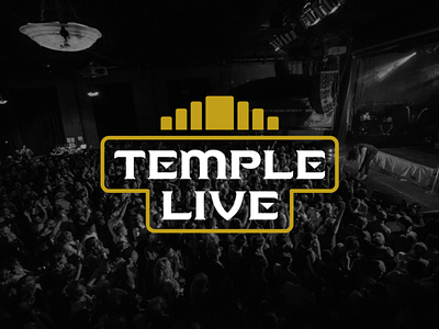 Temple Live Rebrand arkansas branding fort smith identity logo logotype music temple temple live venue