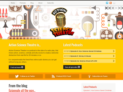 Action Science Theatre css html ui web